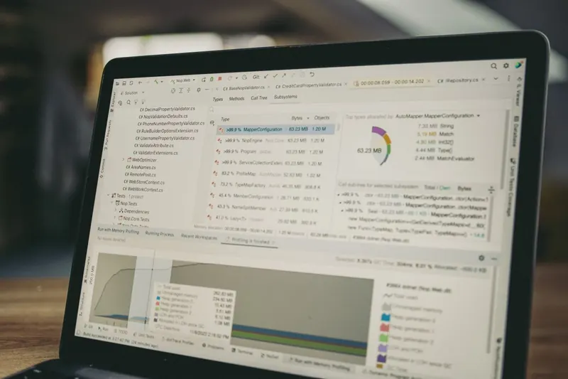 Tableau de bord de développement logiciel